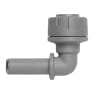 PolyPlumb PB1015 Spigot Elbow 15mm Grey