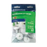 Rawlplug Basin Fixing Kit Grey/White