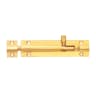 Barrel Bolt 100mm L Polished Brass