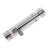 Straight Barrel Bolt 100 x 25mm Chrome Plated