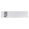 Push Fingerplate 305mm L Satin Anodised Aluminium