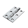 Washered Butt Hinge 76 x 20mm Pack of 2 Chrome Plated