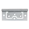 Flush Hinges 75mm H Bright Zinc Plated Pack of 2