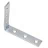 Corner Brace Bracket 76mm Pack of 4 Bright Zinc Plated