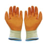 Scan Knitshell Latex Palm Gloves Large Orange Pack of 12