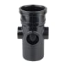 Wavin OsmaSoil Ring Seal System Bossed Pipe 110mm Black