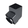 Osma SquareLine Offset Bend-Spigot 61mm Dia Black