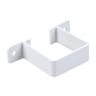 Osma SquareLine Pipe Bracket 112 x 70 x 26mm White