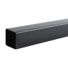 OsmaSquareLine Plain End Pipe 5.50m x 61mm Black Pack of 5