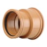 OsmaDrain Double Socket Adaptor 160mm Dia Brown