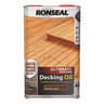 Ronseal Ultimate Decking Oil 5 Litres Natural cedar