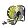 PRO XT 13A 2-Gang 25m Cable Reel + 2.1A 2G Type A USB Charger 240V