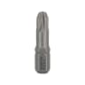 Bosch Screwdriver Bit Extra Hard PZ3 25mm Grey Pack of 3