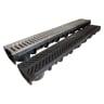 LibertyPLAS A15 Loading Channel Drain 1000 x 144 x 90mm Black