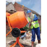 Petrol Concrete Mixer with Stand 4/3 cu. ft.