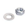 Rawlplug Hexagonal Nut and Washer M16 Zinc Plated Pack of 4