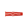 Rawlplug Universal Uno Plug 28 x 6mm Red Pack of 1000