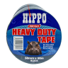 Hippo Heavy Duty Adhesive Tape 50m x 50mm Black Pack of 2