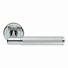 Serozzetta Image Lever on Round Rose Satin/Polished Chrome