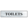 Toilets' Sign BRS 220 x 60mm