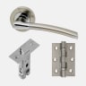 Mercury Door Handle Chrome & Nickel 