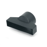 Timloc Telescopic Duct Adaptor Underfloor Vent 110mm Grey