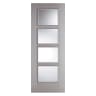 Vancouver 4 Light Prefinished Light Grey Door 686 x 1981mm