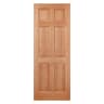 Colonial 6 Panel Hardwood Dowelled Door 864 x 2083mm