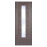 Vancouver Laminated Glazed Medium Grey Door 1981 x 686 x 35mm