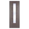 Vancouver Laminated Glazed Medium Grey Door 762 x 1981mm