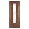 Vancouver Laminated Glazed Walnut Door 686 x 1981mm