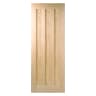 Idaho 3 Panel Unfinished Oak Door 686 x 1981mm