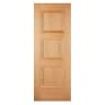 Amsterdam 3 Panel Pre-Finished Oak Door 838 x 1981mm