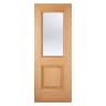 Arnhem 1 Light Prefinished Oak Door 686 x 1981mm