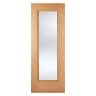 Eindhoven 1 Light Prefinished Oak Door 838 x 1981mm