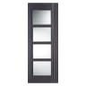 Zanzibar 4 Light Prefinished Ash Grey Door 838 x 1981mm