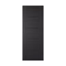 Vancouver 5 Panel Prefinished Black Ash Laminated Door 610 x 1981mm