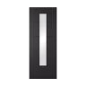 Vancouver 1 Light Prefinished Black Ash Laminate Door 686 x 1981mm