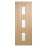 Copenhagen 3 Light Unfinished Oak Door 762 x 1981mm