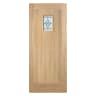 Cottage 1 Light Unfinished Oak Door 864 x 2083mm