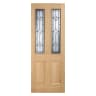 Salisbury 2 Light Unfinished Oak Door 813 x 2032mm