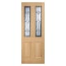 Salisbury 2 Light Unfinished Oak Door 762 x 1981mm