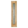 Universal Sidelight Leaded Unfinished Oak Door 457 x 2057mm