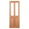 Malton 2 Light Unglazed External Hardwood Dowelled Door 838 x 1981mm