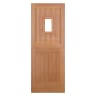 Stable 1 Light Straight Top Hardwood M&T Door 838 x 1981mm