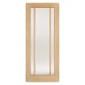 Lincoln 3 Light Unfinished Oak Door 610 x 1981mm