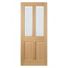 Richmond 2 Light Unfinished Oak Door 2032 x 813 x 35mm
