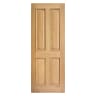 Regency 4 Panel RM2S Unfinished Oak Door 826 x 2040mm