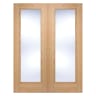 Vancouver Pair Pre-Finished Oak Door 914 x 1981mm
