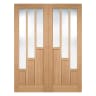 Coventry 3 Panel Pair Pre-Finished Oak Door 1220 x 1981mm